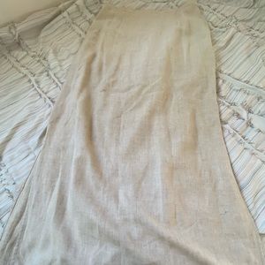 Beige Thrifted Skirt